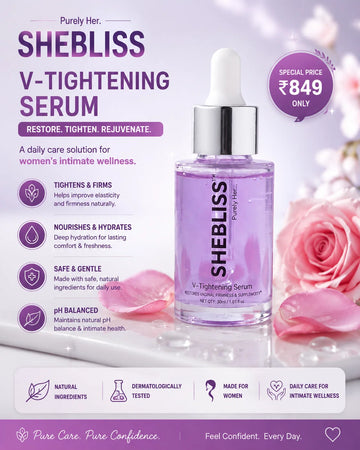 🌷 SHEBLISS V-Tightening Serum | Gentle Care, Powerful Confidence Boost 💖